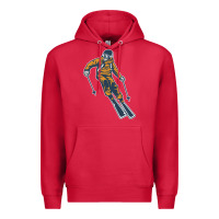 Cardinal born to ski Premium Hoodie - artisFamous