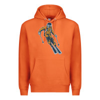 Carrot born to ski Premium Hoodie - artisFamous