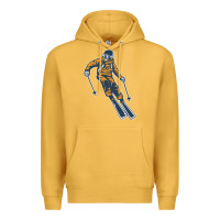 Mustard born to ski Premium Hoodie - artisFamous