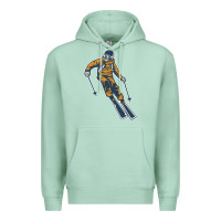 Seafoam born to ski Premium Hoodie - artisFamous