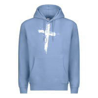 Colony Blue cross Premium Hoodie - artisFamous