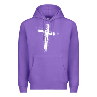 Purple cross Premium Hoodie - artisFamous