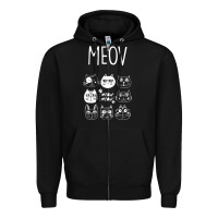 Black Meow Zipper Hoodie - Bettercallsaul