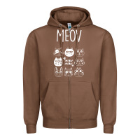Chestnut Meow Zipper Hoodie - Bettercallsaul