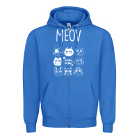 True Royal Meow Zipper Hoodie - Bettercallsaul