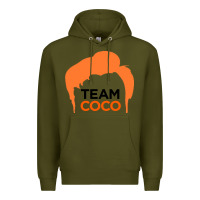 Army Green Team Coco Premium Hoodie - artisFamous