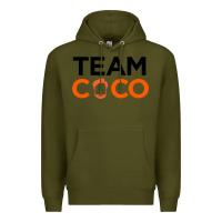 Army Green Team Coco Premium Hoodie - artisFamous
