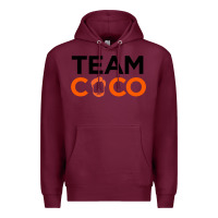 Burgundy Team Coco Premium Hoodie - artisFamous
