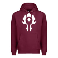 Burgundy horde symbol Premium Hoodie - artisFamous