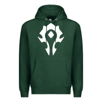 Sports Green horde symbol Premium Hoodie - artisFamous