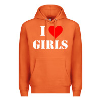 Carrot i love girls Premium Hoodie - artisFamous