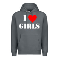 Rock i love girls Premium Hoodie - artisFamous