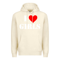 Sandshell i love girls Premium Hoodie - artisFamous