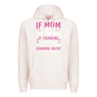 Pale Pink if mom says no ask grandma if grandma says no Premium Hoodie - artisFamous