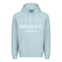 Blue Mist indiana Premium Hoodie - artisFamous