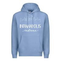 Colony Blue indiana Premium Hoodie - artisFamous