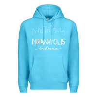 Ocean Blue indiana Premium Hoodie - artisFamous