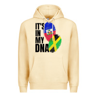 Pina Colada jamaican and haitian mix flag dna heritage Premium Hoodie - artisFamous