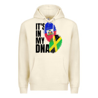 Sandshell jamaican and haitian mix flag dna heritage Premium Hoodie - artisFamous