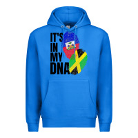 True Royal jamaican and haitian mix flag dna heritage Premium Hoodie - artisFamous