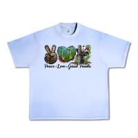 Grape Ice Peace Love Giant Panda Urban Heavy Tee - LillyAllenDesigns