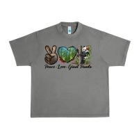 Tornado Peace Love Giant Panda Urban Heavy Tee - LillyAllenDesigns