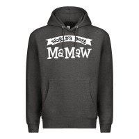 Charcoal Heather World's Best Mamaw Ever Premium Hoodie - artisFamous