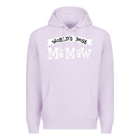 Lilac World's Best Mamaw Ever Premium Hoodie - artisFamous