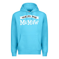 Ocean Blue World's Best Mamaw Ever Premium Hoodie - artisFamous