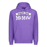 Purple World's Best Mamaw Ever Premium Hoodie - artisFamous