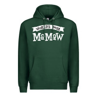 Sports Green World's Best Mamaw Ever Premium Hoodie - artisFamous