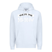 White World's Best Mamaw Ever Premium Hoodie - artisFamous