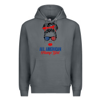 Rock all american trump girl Premium Hoodie - artisFamous