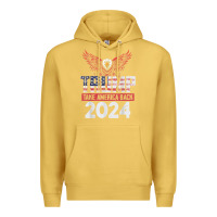 Antique Gold trump 2024 take america back Premium Hoodie - artisFamous