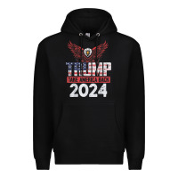 Black trump 2024 take america back Premium Hoodie - artisFamous