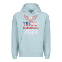 Blue Mist trump 2024 take america back Premium Hoodie - artisFamous