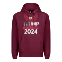 Trump 2024 Take America Back Premium Hoodie | Teevron