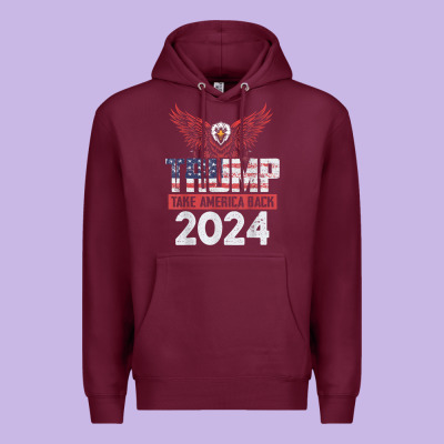 Trump 2024 Take America Back Premium Hoodie Designed By Artisfamous