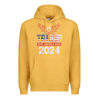 Mustard trump 2024 take america back Premium Hoodie - artisFamous