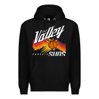 Black the valley oop phoenix basketball retro sunset basketball t shirt Premium Hoodie - artisFamous
