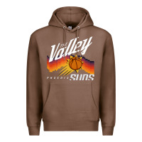 Chestnut the valley oop phoenix basketball retro sunset basketball t shirt Premium Hoodie - artisFamous