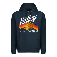 Navy the valley oop phoenix basketball retro sunset basketball t shirt Premium Hoodie - artisFamous