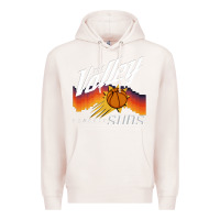 Pale Pink the valley oop phoenix basketball retro sunset basketball t shirt Premium Hoodie - artisFamous