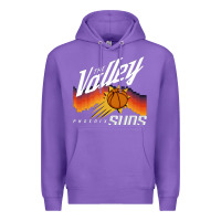 Purple the valley oop phoenix basketball retro sunset basketball t shirt Premium Hoodie - artisFamous