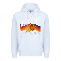 White the valley oop phoenix basketball retro sunset basketball t shirt Premium Hoodie - artisFamous