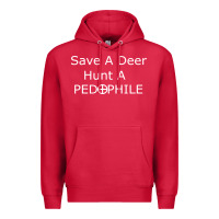 Cardinal save a deer   hunt a pedophil Premium Hoodie - artisFamous