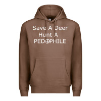 Chestnut save a deer   hunt a pedophil Premium Hoodie - artisFamous