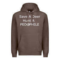 Coffee save a deer   hunt a pedophil Premium Hoodie - artisFamous