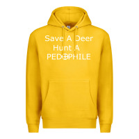 Lemon save a deer   hunt a pedophil Premium Hoodie - artisFamous