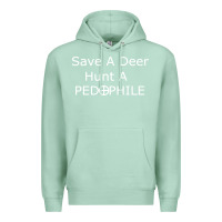 Seafoam save a deer   hunt a pedophil Premium Hoodie - artisFamous